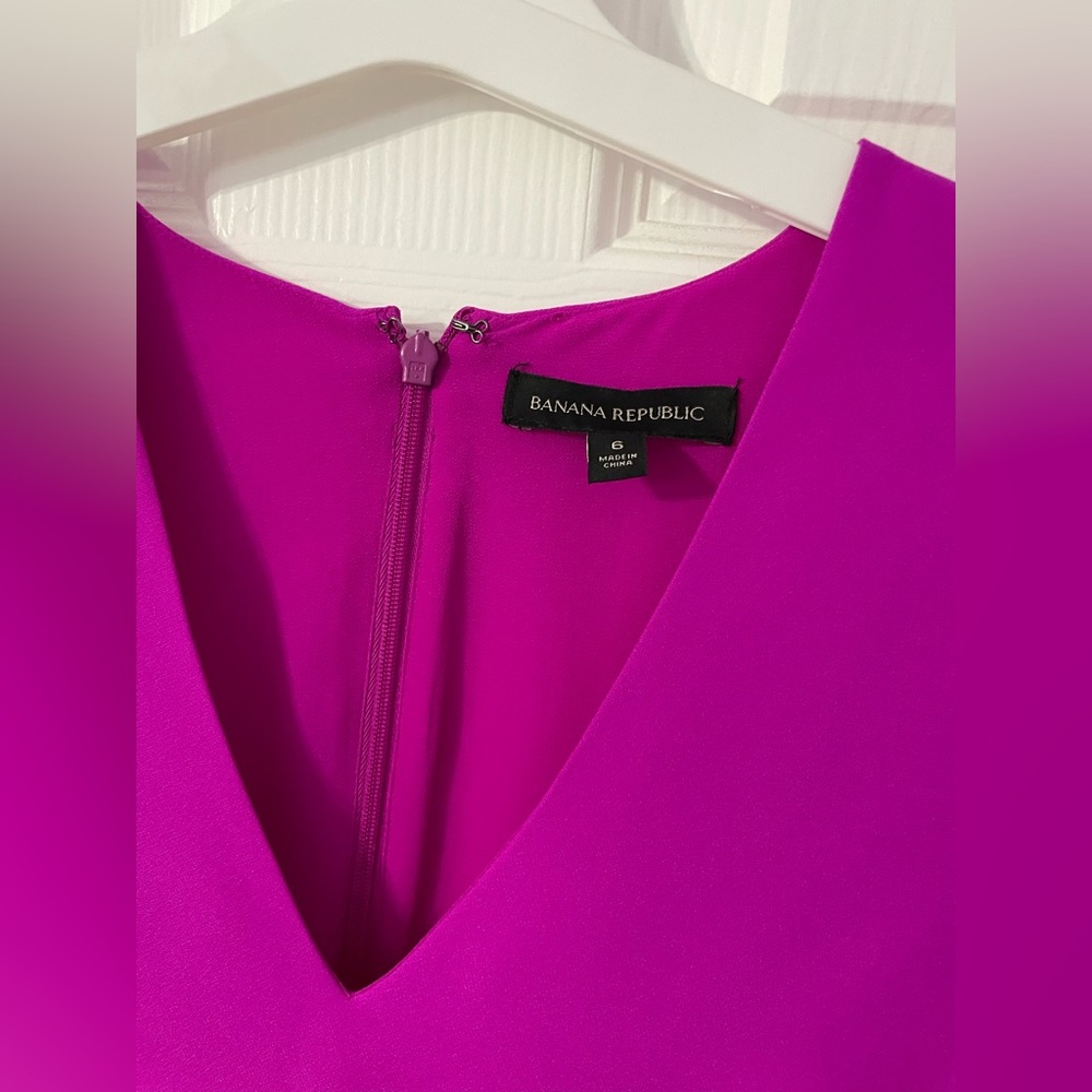 Banana Republic Purple Dress | Size 6 - Picture 5 of 9